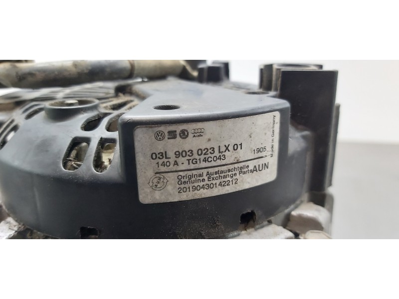 Recambio de alternador para volkswagen caddy furgón/kombi furgón bluemotion referencia OEM IAM 03L903023LX  