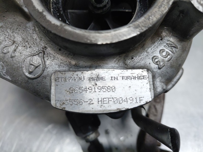 Recambio de turbocompresor para peugeot 407 sw sport referencia OEM IAM 375K9 9654919580 