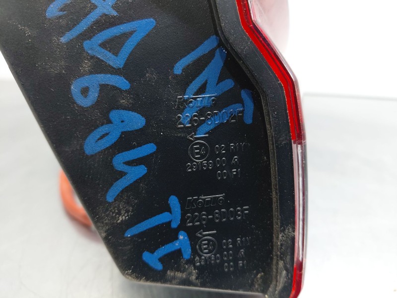 Recambio de piloto trasero izquierdo interior para nissan qashqai (j12) acenta referencia OEM IAM   