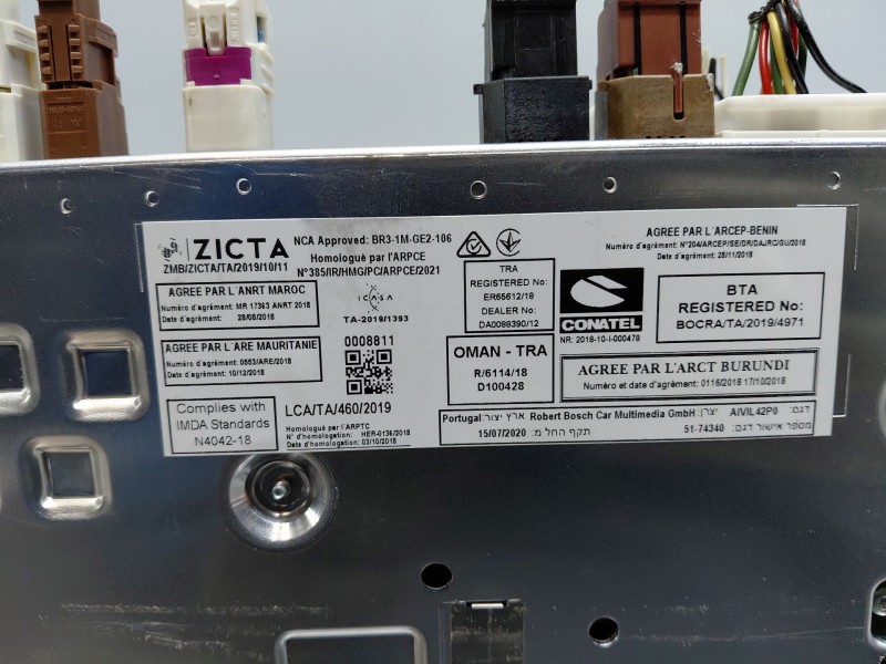 Recambio de pantalla multifuncion para nissan qashqai (j12) acenta referencia OEM IAM 2591A6RP1B  