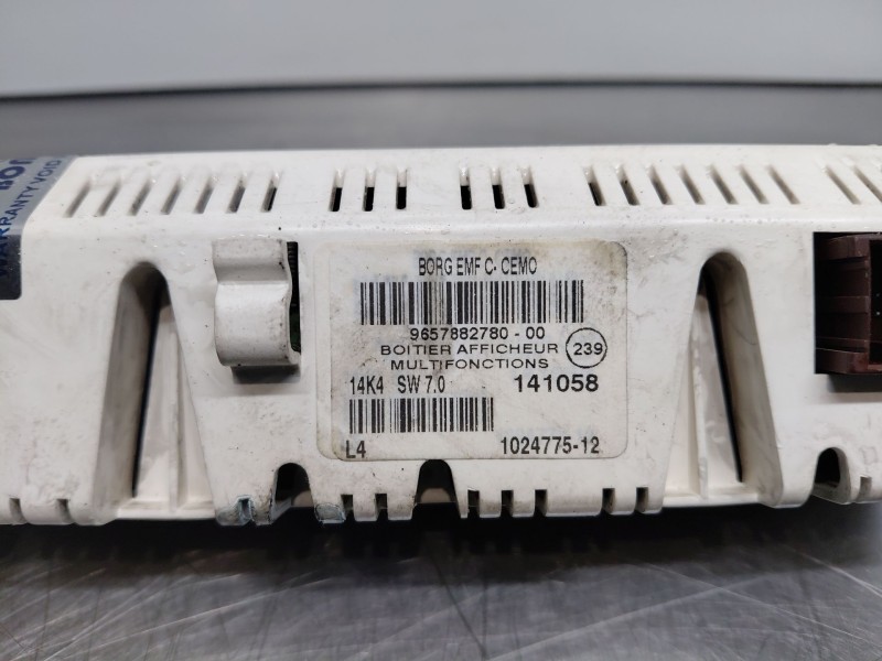 Recambio de pantalla multifuncion para peugeot 407 sw sport referencia OEM IAM 9821852480  