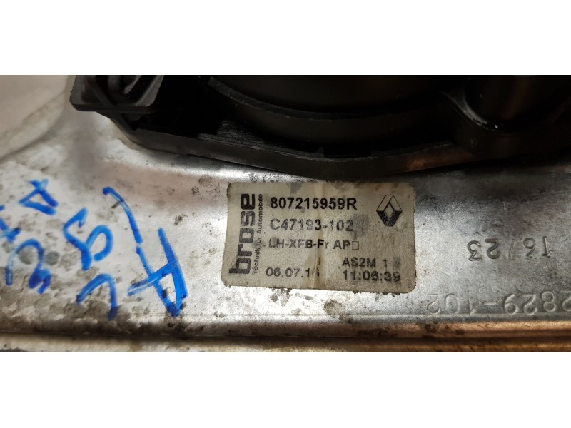 Recambio de elevalunas delantero izquierdo para renault megane iv berlina 5p experience referencia OEM IAM 807215959R 6 PINES 