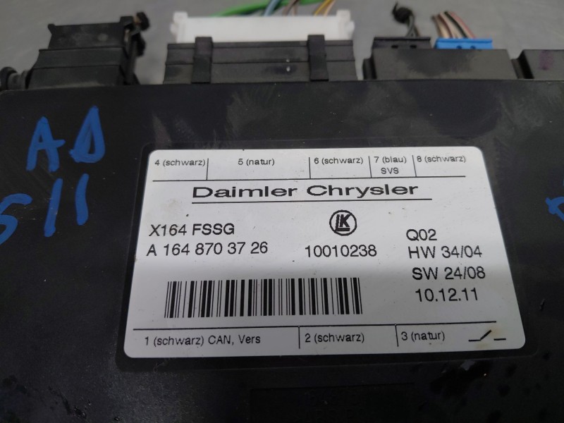 Recambio de modulo electronico para mercedes-benz clase gl (x166) 450 grand edition referencia OEM IAM a1648703726  