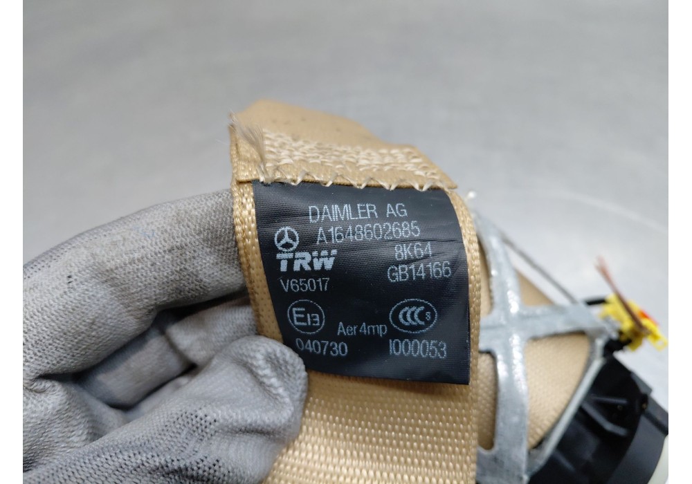 Recambio de cinturon seguridad trasero izquierdo para mercedes-benz clase gl (x166) 450 grand edition referencia OEM IAM A164860