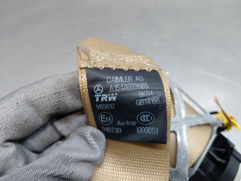 Recambio de cinturon seguridad trasero izquierdo para mercedes-benz clase gl (x166) 450 grand edition referencia OEM IAM A164860