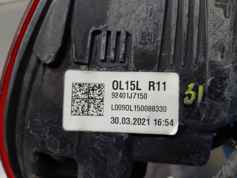 Recambio de piloto trasero izquierdo para kia ceed sportswagon hybrid referencia OEM IAM 92401J7150  