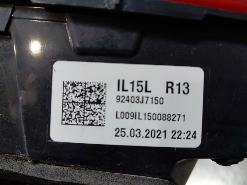 Recambio de piloto trasero izquierdo interior para kia ceed sportswagon hybrid referencia OEM IAM 92403J7150  