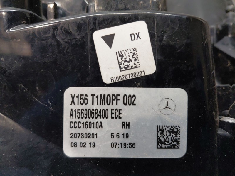 Recambio de piloto trasero derecho para mercedes-benz clase gla (w156) 200 d referencia OEM IAM A1569068400  