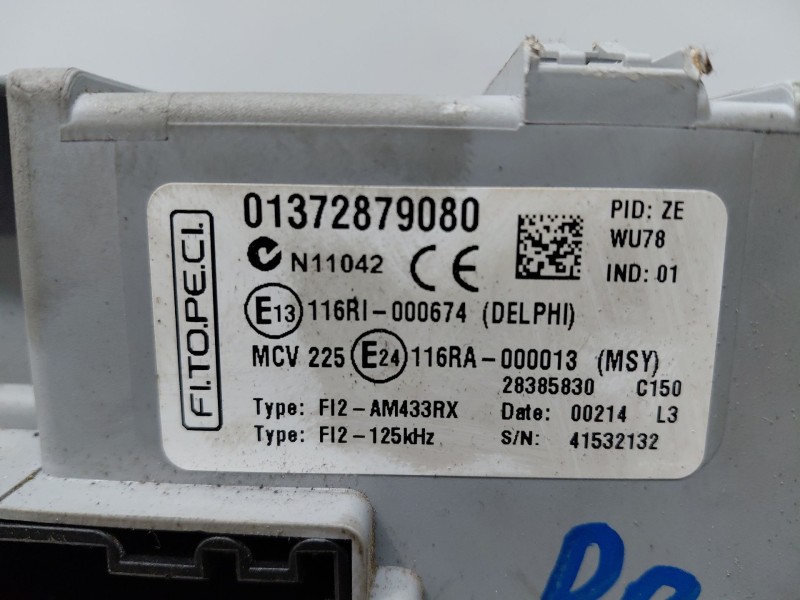 Recambio de modulo confort para peugeot bipper tepee active referencia OEM IAM 01372879080  