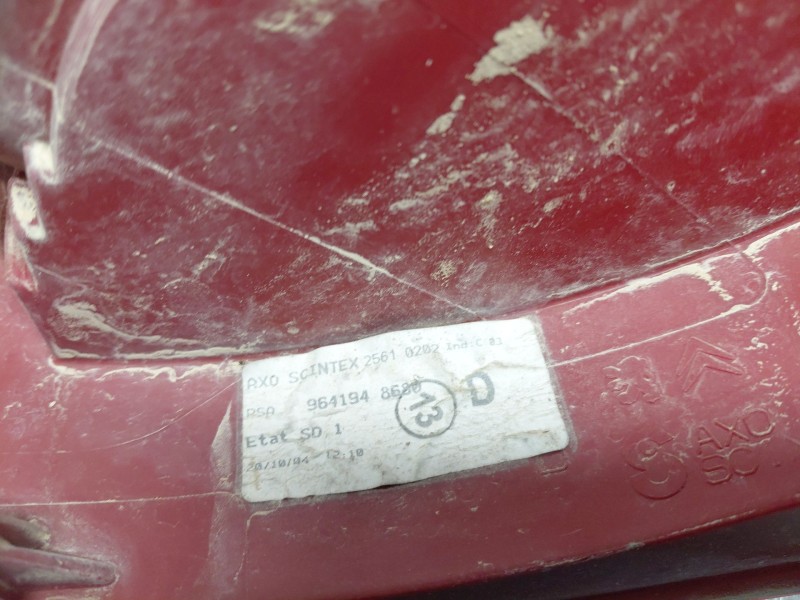 Recambio de piloto trasero derecho para peugeot 407 sw sport referencia OEM IAM 6351FR 9641948680 