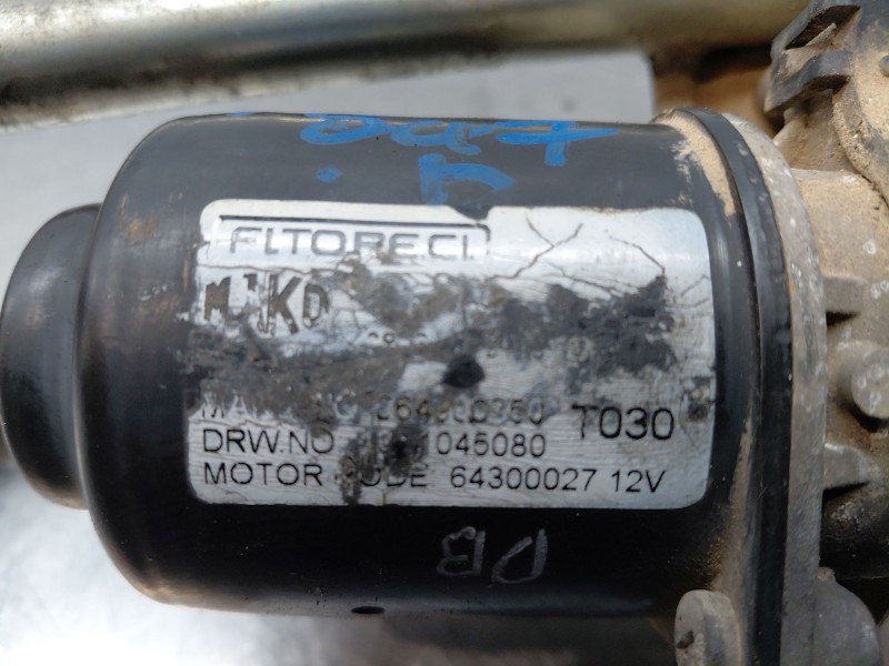 Recambio de motor limpia delantero para peugeot bipper tepee active referencia OEM IAM 1608189580  