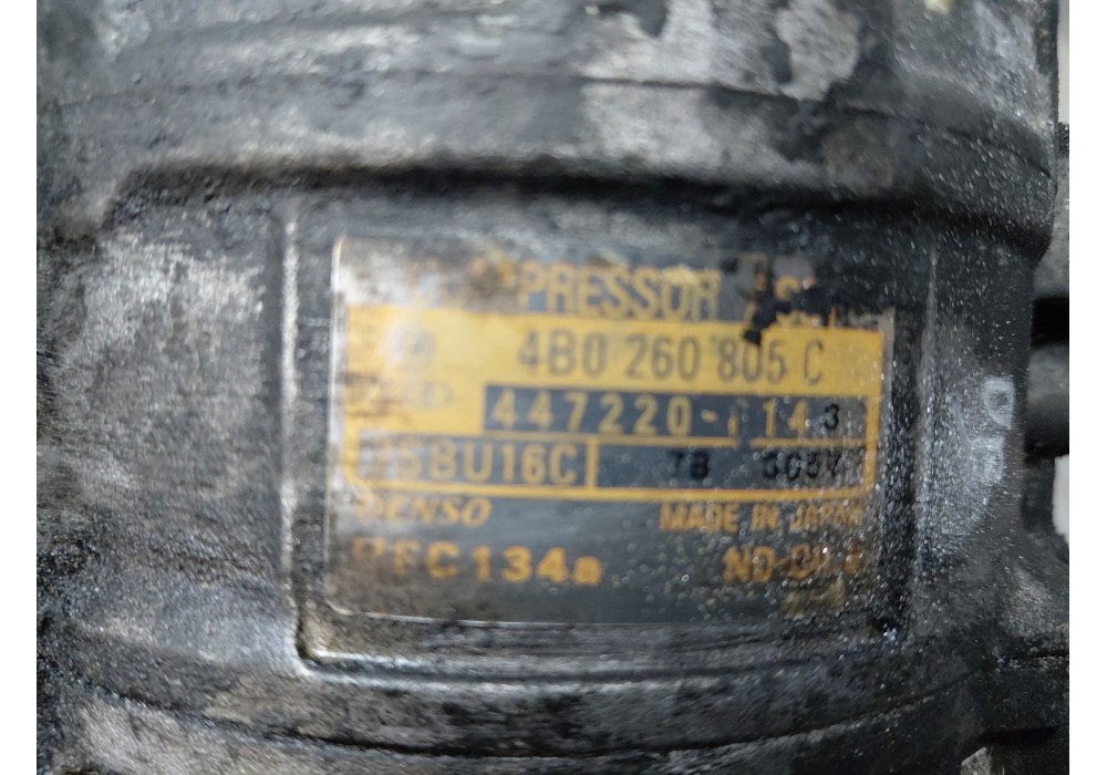 Recambio de compresor aire acondicionado para audi a6 c5 (4b2, 4b4) 2.5 tdi referencia OEM IAM 4B0260805C  