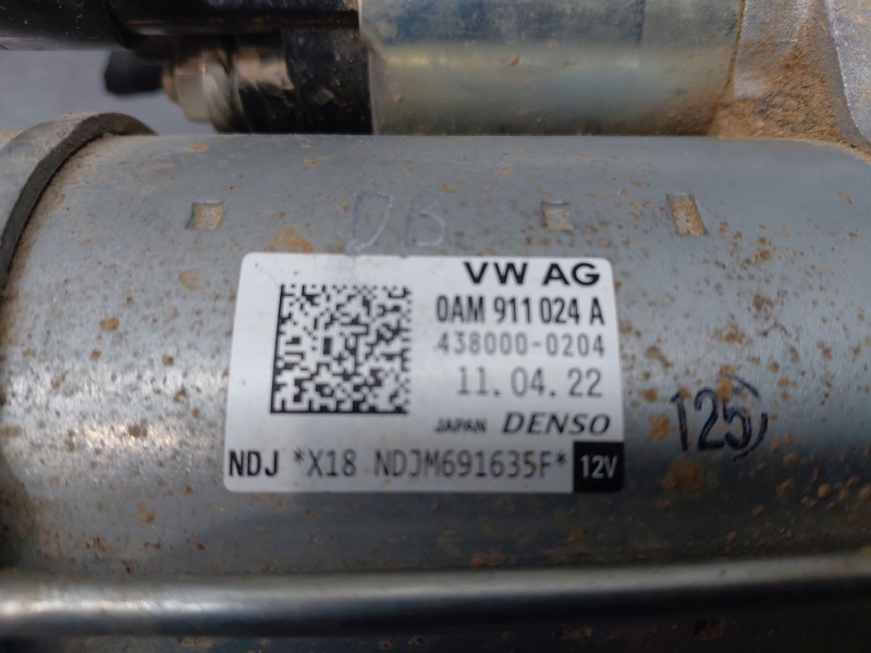 Recambio de motor arranque para volkswagen t-cross advance referencia OEM IAM   