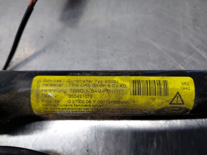 Recambio de pretensor airbag izquierdo para ford focus berlina (cap) ghia referencia OEM IAM   