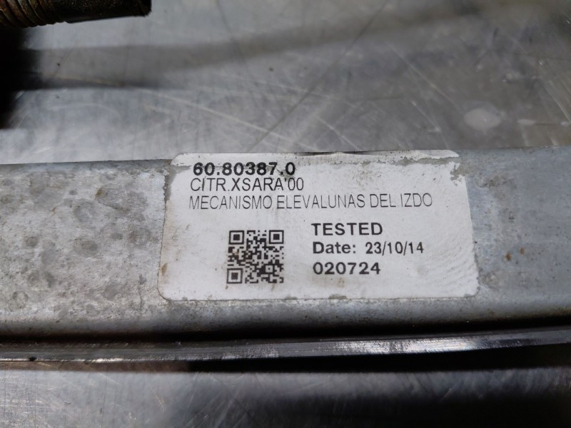 Recambio de elevalunas delantero izquierdo para citroën xsara (n1) 2.0 hdi 90 referencia OEM IAM   