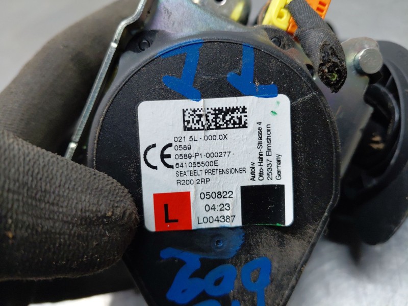 Recambio de cinturon seguridad trasero izquierdo para volkswagen t-cross advance referencia OEM IAM   