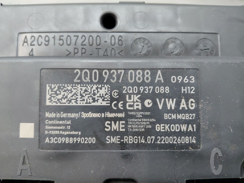 Recambio de modulo confort para volkswagen t-cross advance referencia OEM IAM   