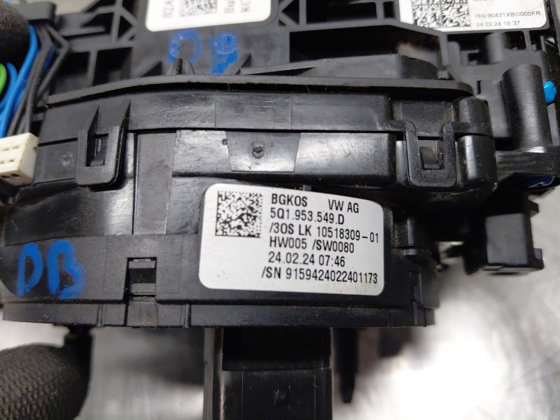 Recambio de anillo airbag para audi q3 sportback (f3n) s line referencia OEM IAM   