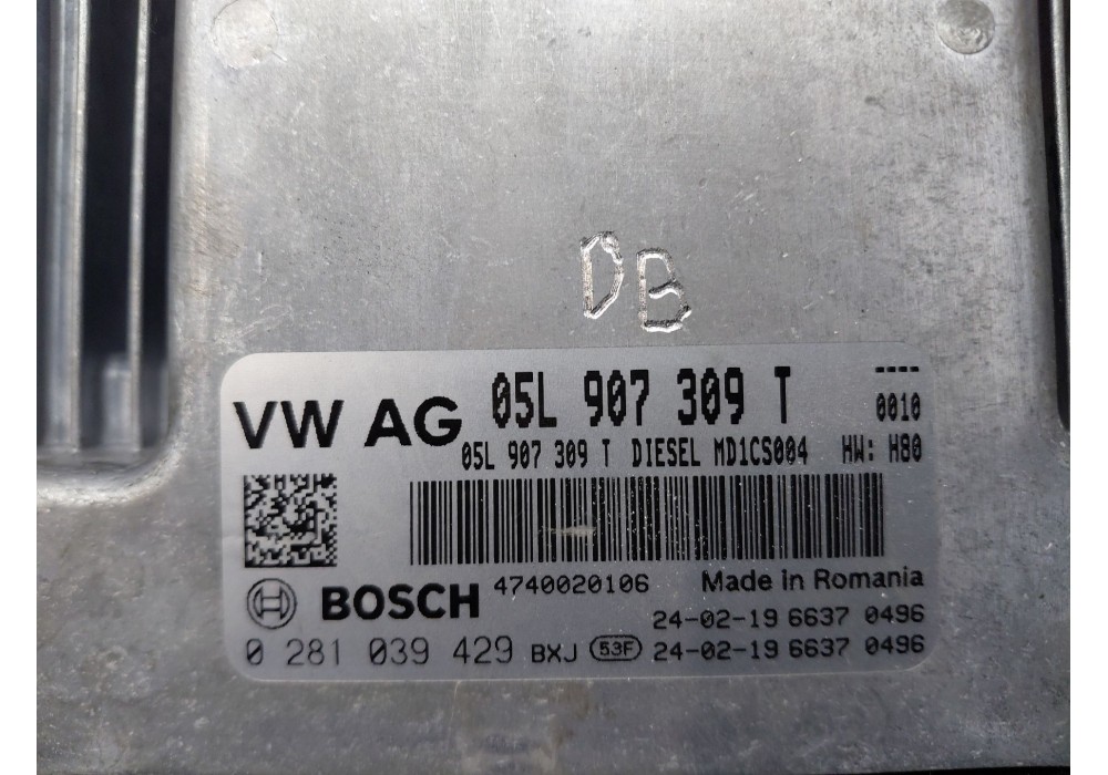 Recambio de centralita motor uce para audi q3 sportback (f3n) s line referencia OEM IAM   