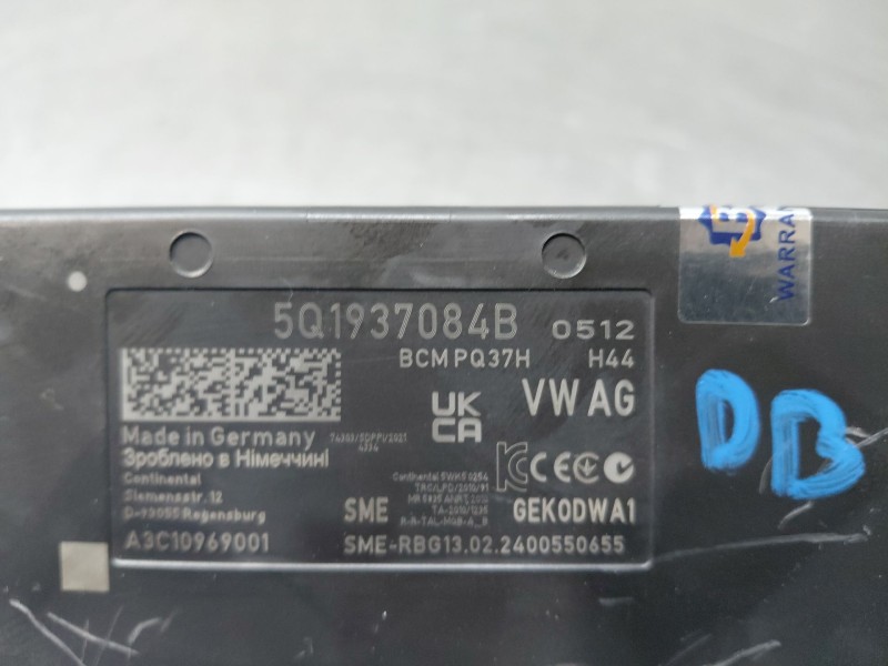 Recambio de modulo confort para audi q3 sportback (f3n) s line referencia OEM IAM   