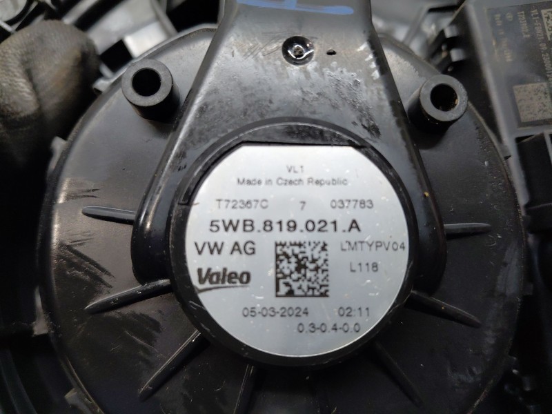 Recambio de motor calefaccion para audi q3 sportback (f3n) s line referencia OEM IAM   