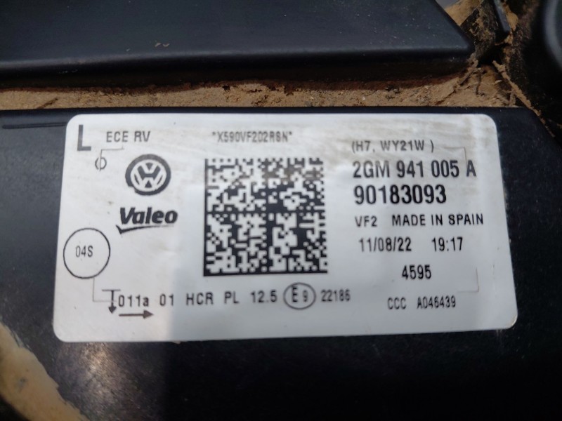 Recambio de faro izquierdo para volkswagen t-cross advance referencia OEM IAM   