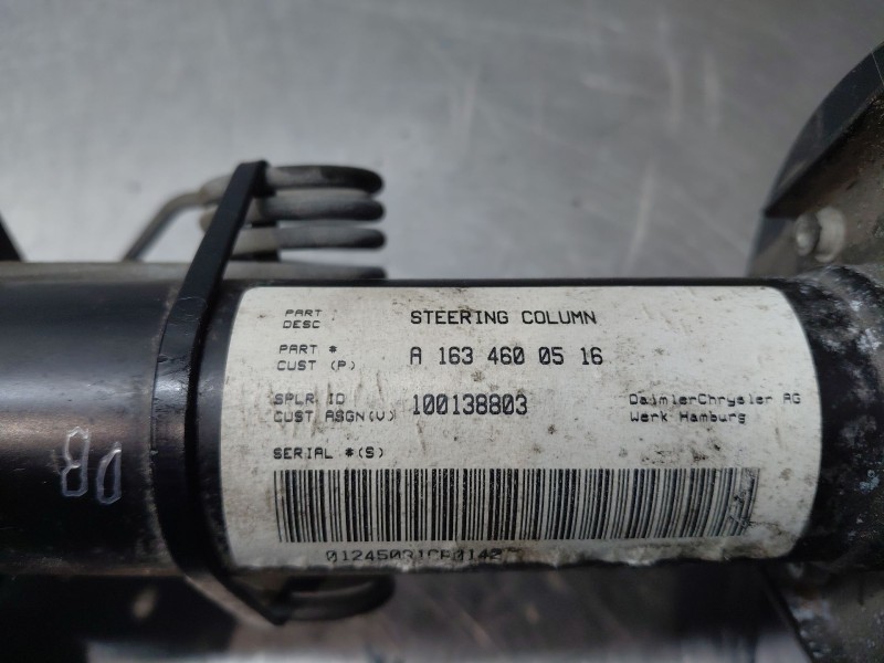 Recambio de columna direccion para mercedes-benz clase m (w163) 400 cdi referencia OEM IAM   