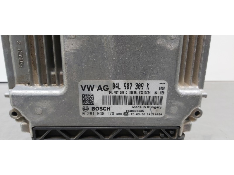 Recambio de centralita motor uce para volkswagen caddy furgón/kombi furgón bluemotion referencia OEM IAM 04L907309K 0281030170  Recambio de centralita motor uce para volkswagen caddy furgón/kombi furgón bluemotion referencia OEM IAM 04L907309K 0281030170