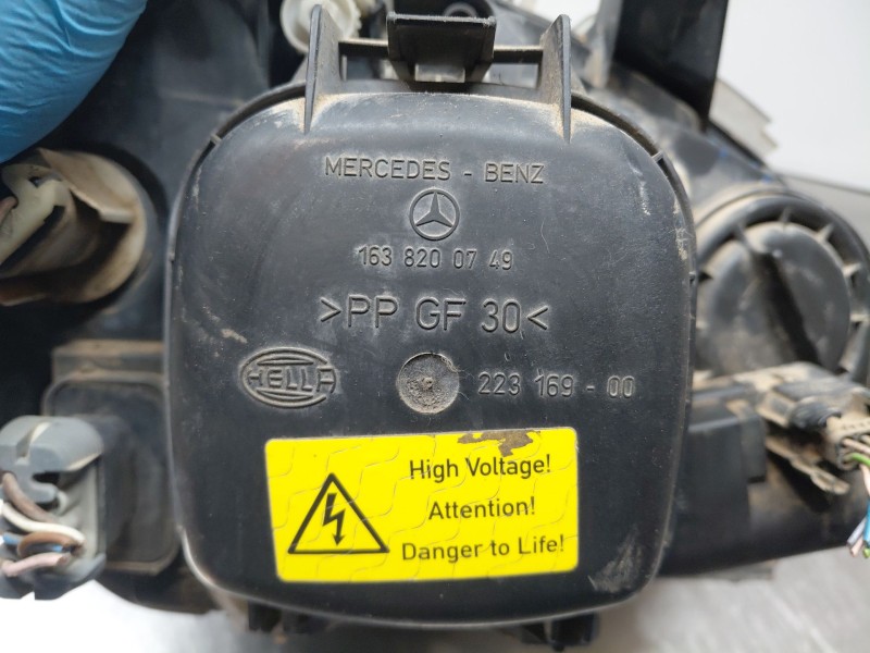 Recambio de faro izquierdo para mercedes-benz clase m (w163) 400 cdi referencia OEM IAM   