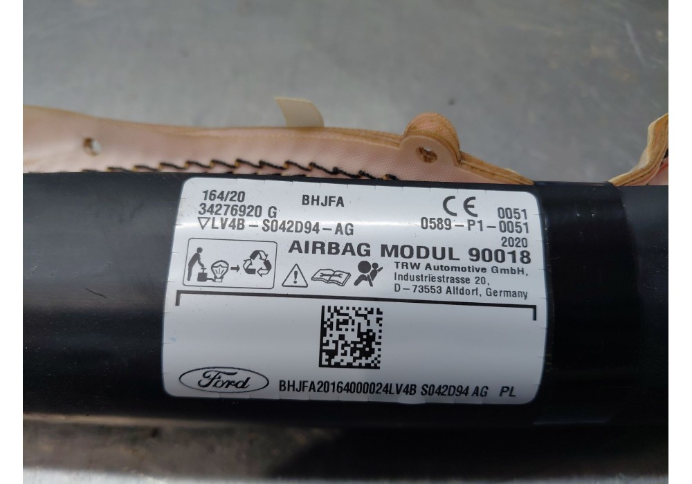 Recambio de airbag cortina delantero derecho para ford kuga ecoblue referencia OEM IAM   