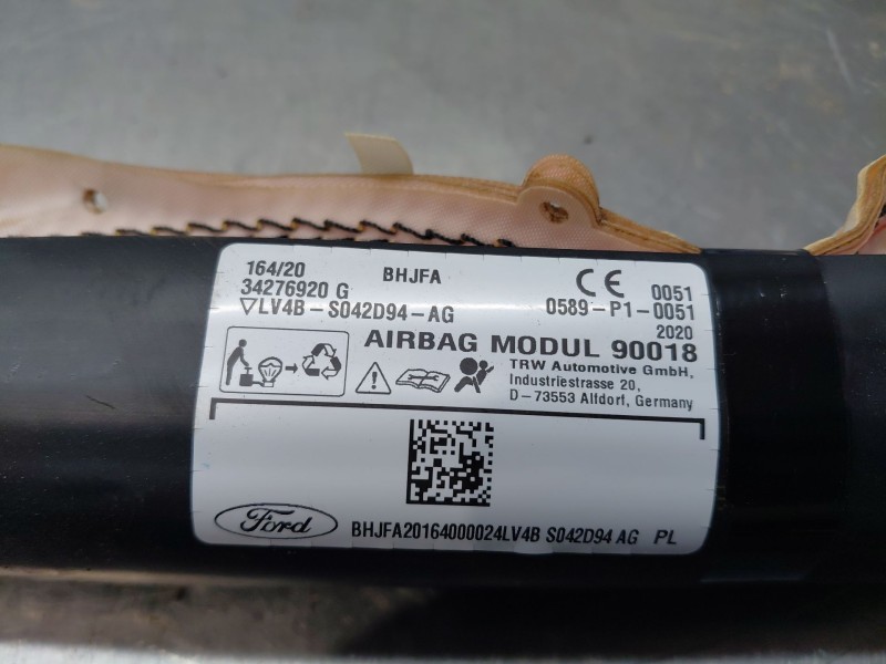 Recambio de airbag cortina delantero derecho para ford kuga ecoblue referencia OEM IAM   