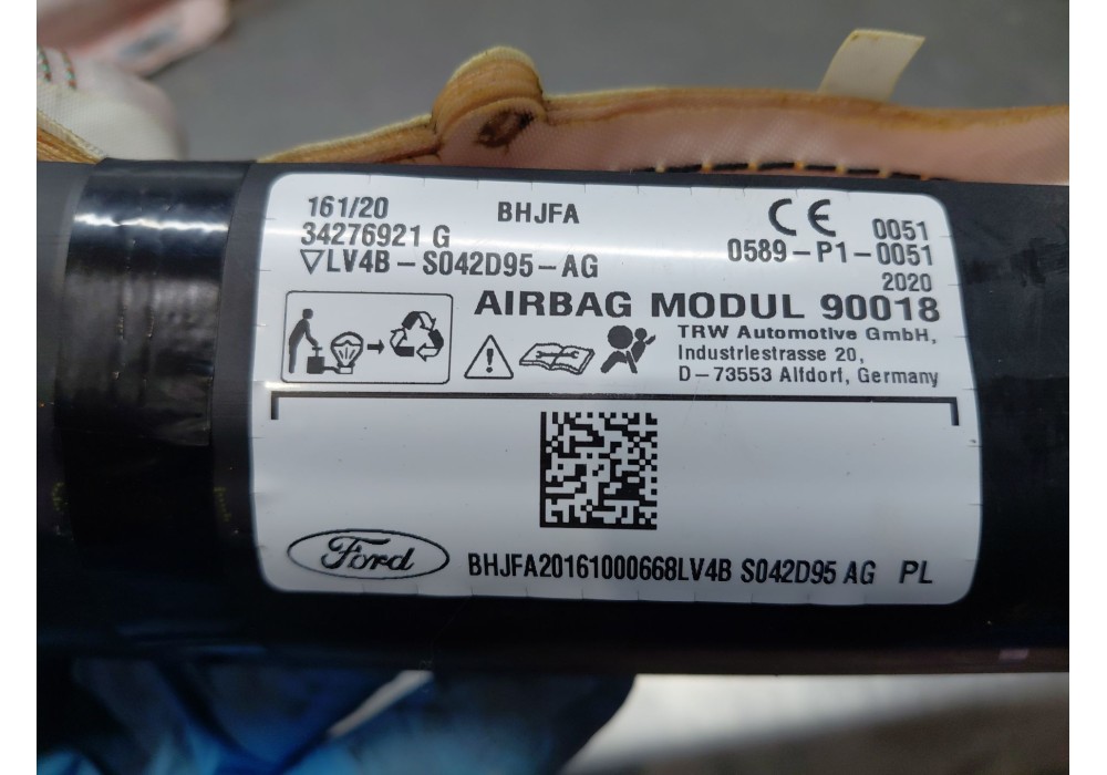 Recambio de airbag cortina delantero izquierdo para ford kuga ecoblue referencia OEM IAM   