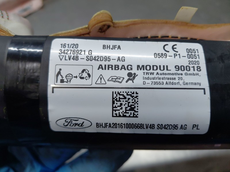 Recambio de airbag cortina delantero izquierdo para ford kuga ecoblue referencia OEM IAM   