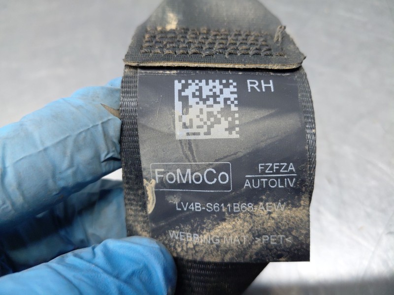 Recambio de cinturon seguridad trasero derecho para ford kuga ecoblue referencia OEM IAM   