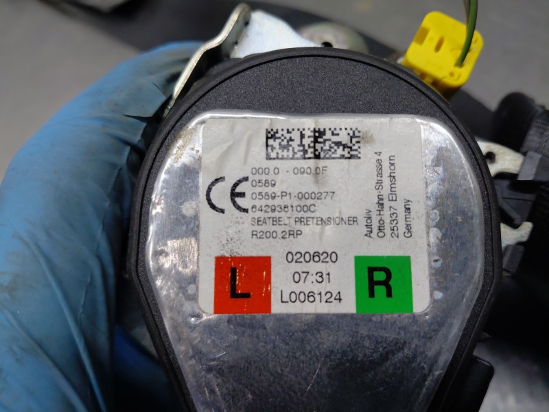 Recambio de cinturon seguridad trasero izquierdo para ford kuga ecoblue referencia OEM IAM   