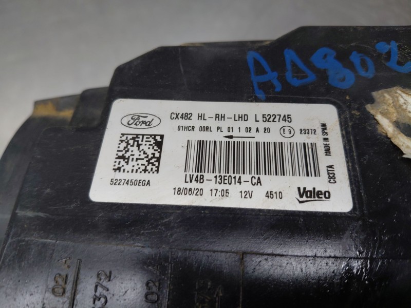 Recambio de faro derecho para ford kuga ecoblue referencia OEM IAM   