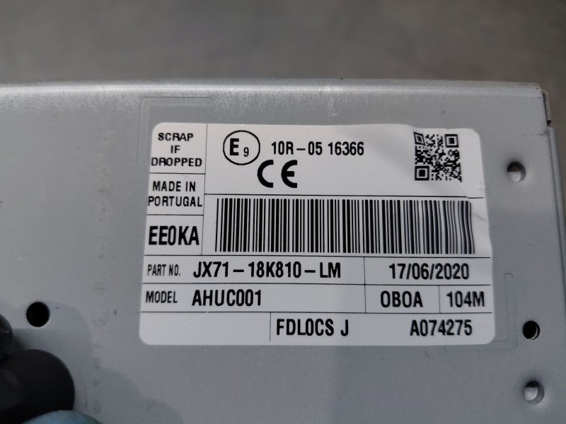 Recambio de sistema audio / radio cd para ford kuga ecoblue referencia OEM IAM   