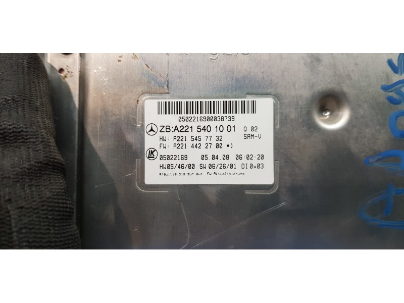 Recambio de modulo electronico para mercedes clase s (w221) berlina 320 / 350 cdi (221.022) referencia OEM IAM A2215401001  