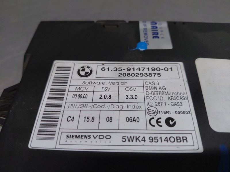 Recambio de modulo electronico para bmw x5 (e70) xdrive 30 d referencia OEM IAM 6135914719001 61359147190 