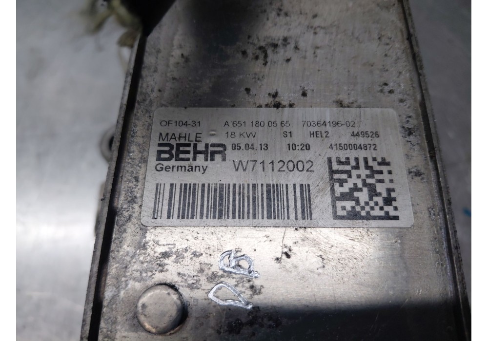 Recambio de soporte filtro aceite para mercedes-benz clase gla (w156) 200 d referencia OEM IAM A6511801210 A6511800565 