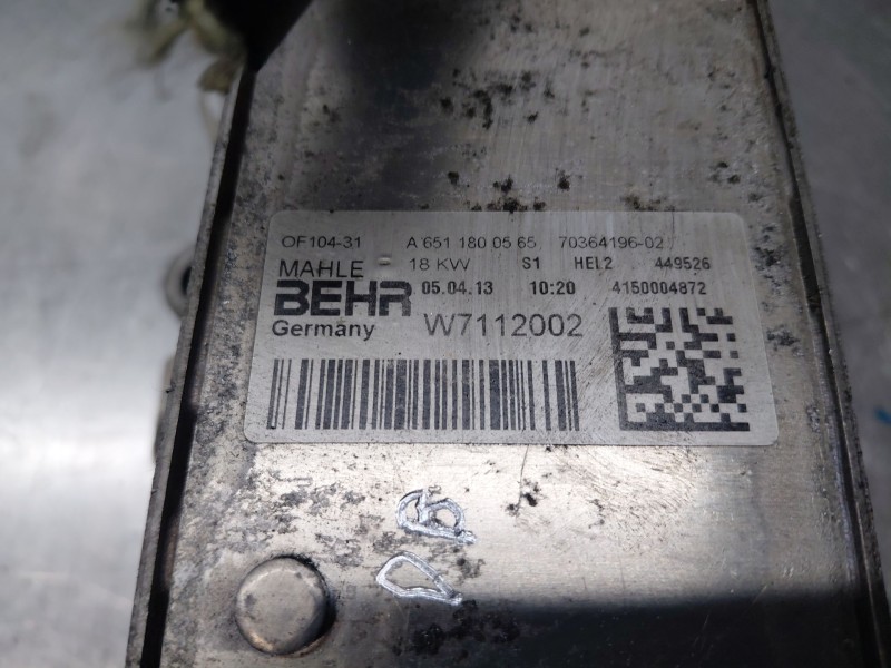 Recambio de soporte filtro aceite para mercedes-benz clase gla (w156) 200 d referencia OEM IAM A6511801210 A6511800565 