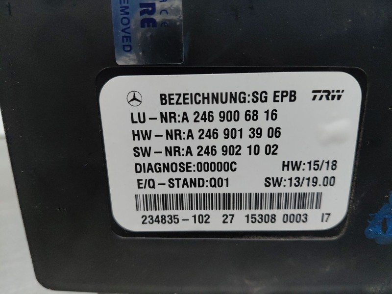 Recambio de modulo electronico para mercedes-benz clase a (w176) design referencia OEM IAM A2469006816  