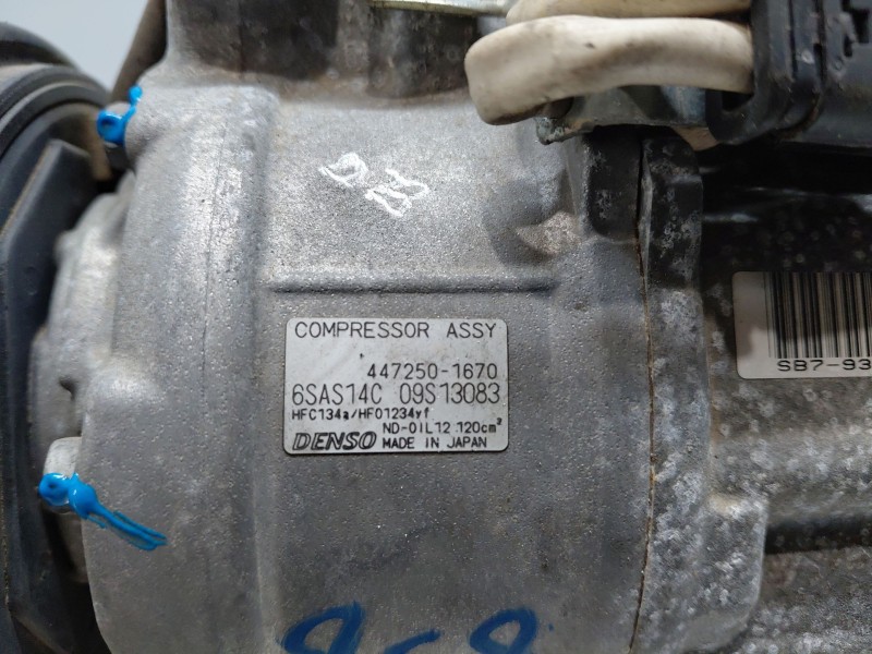 Recambio de compresor aire acondicionado para mercedes-benz clase a (w176) design referencia OEM IAM A0038304460  