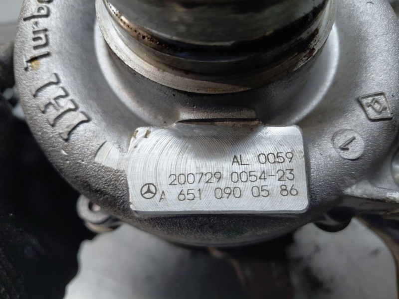 Recambio de turbocompresor para mercedes-benz clase a (w176) design referencia OEM IAM A6510900586  