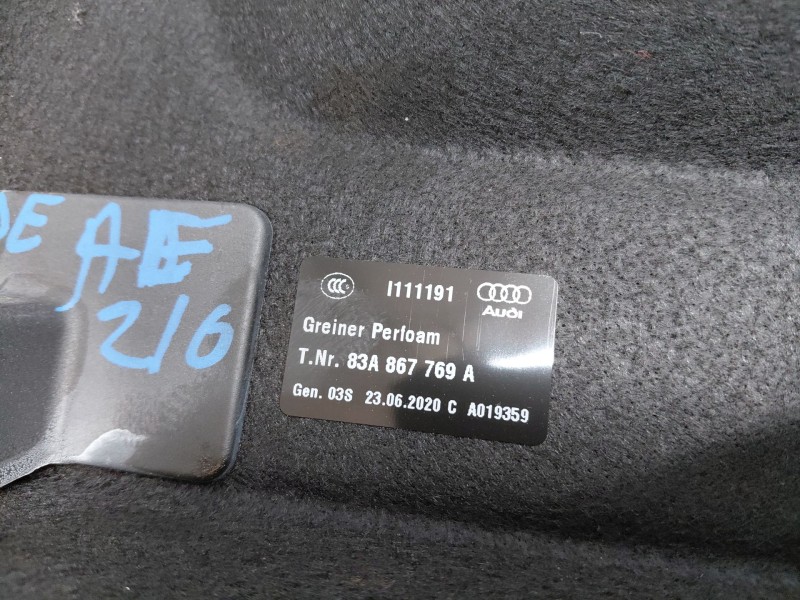 Recambio de bandeja trasera para audi q3 (f3b) 35 tdi referencia OEM IAM 83A867769A 83A867769AXA6 