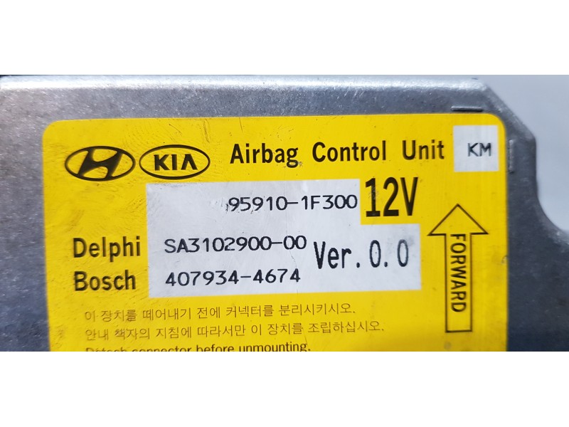 Recambio de centralita airbag para kia sportage ex referencia OEM IAM 959101F300  