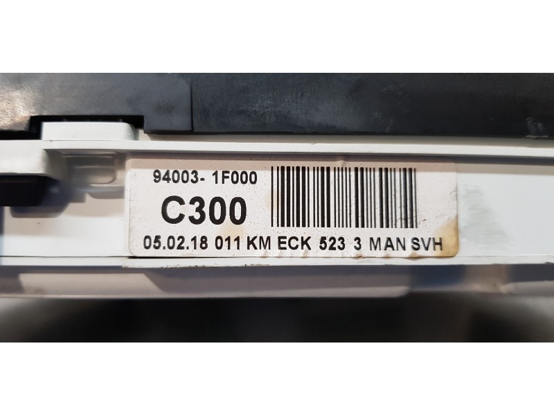 Recambio de cuadro instrumentos para kia sportage ex referencia OEM IAM 940031F000  