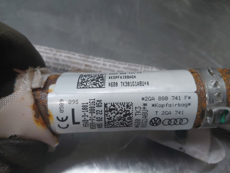 Recambio de airbag cortina delantero izquierdo para volkswagen t-roc r-line referencia OEM IAM   