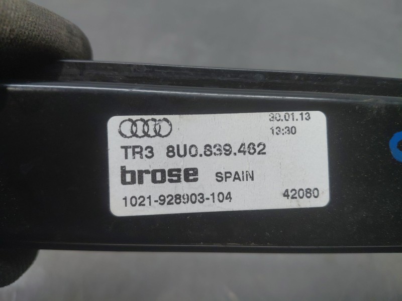 Recambio de elevalunas trasero derecho para audi q3 (8u) quattro referencia OEM IAM   