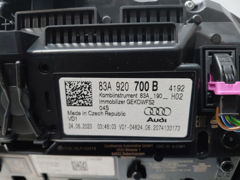 Recambio de cuadro instrumentos para audi q3 (f3b) 35 tdi referencia OEM IAM   